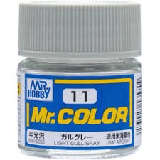 Mr. Color Light Gull Grey Semi-Gloss