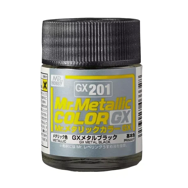 Mr. Metallic Color GX 201 - GX Metal Black